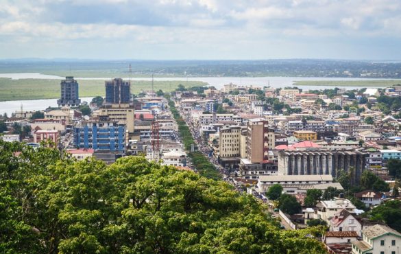 Aerial Views of Monrovia, Liberia